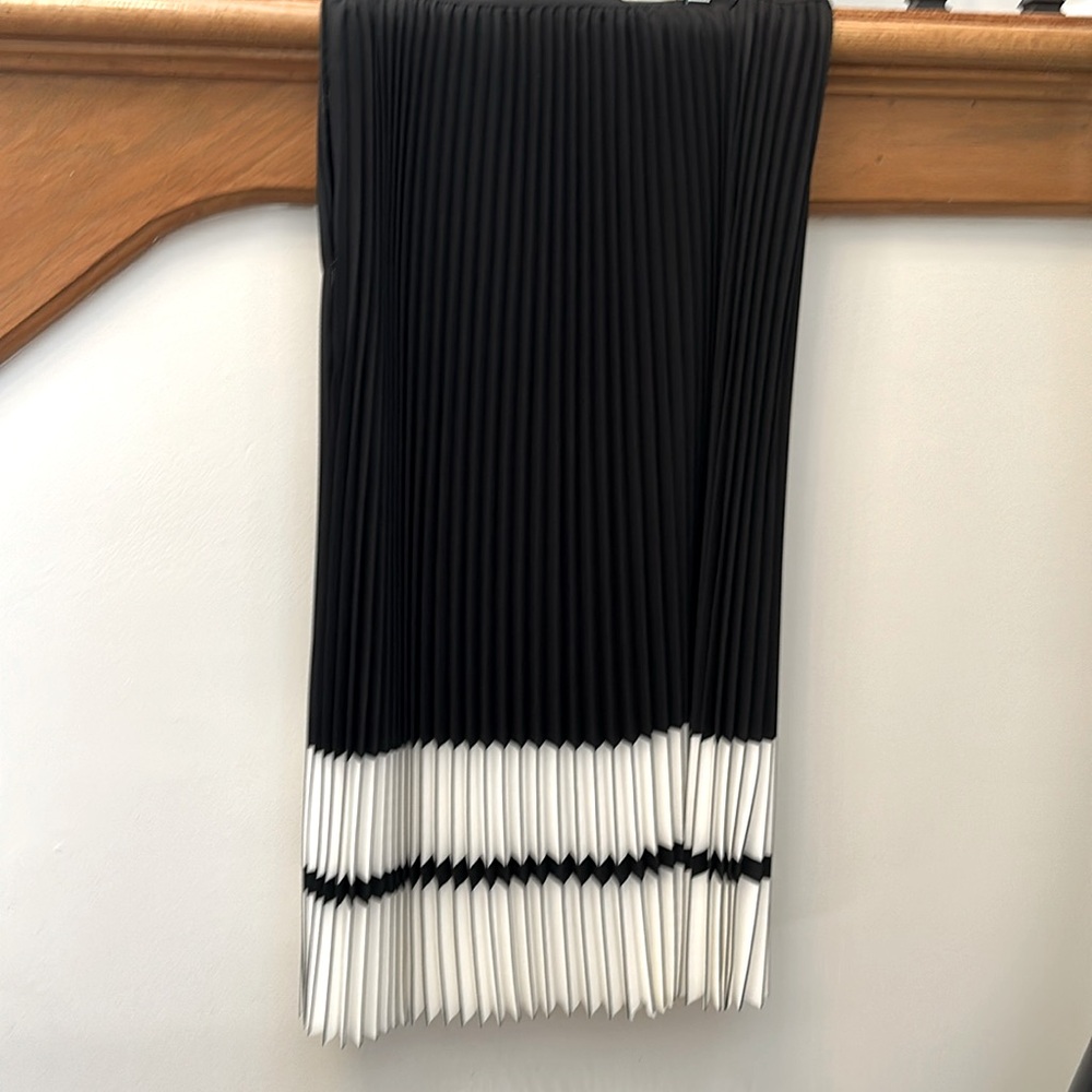 Reiss Marie color block midi skirt